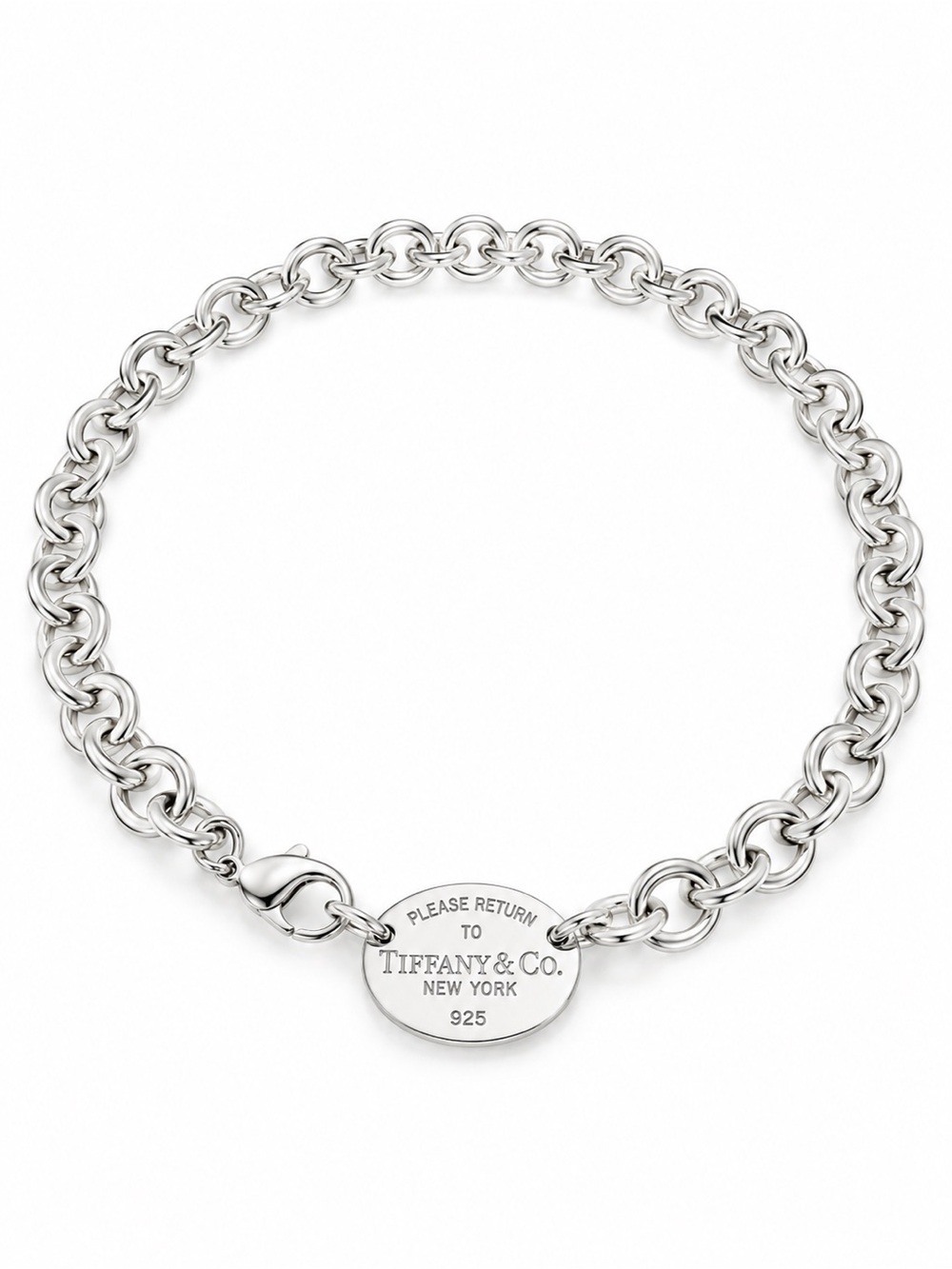 Tiffany & Co. Return to Tiffany® Silver 925 Choker Necklace – 16.5”